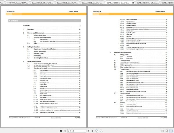 Caterpillar Lift Truck EP30N Service Manuals 2