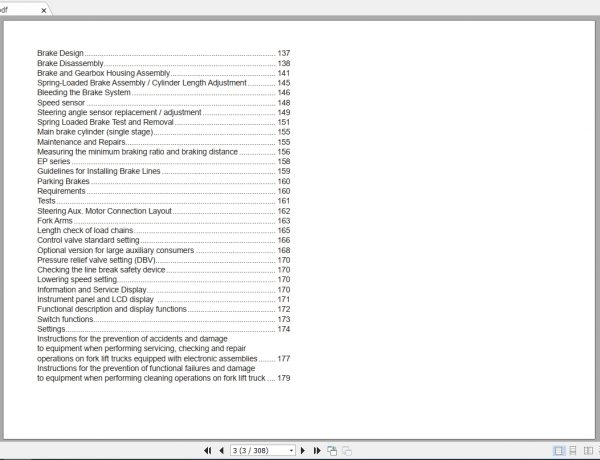 Caterpillar Lift Truck EP 45N CAT Service Manuals 2