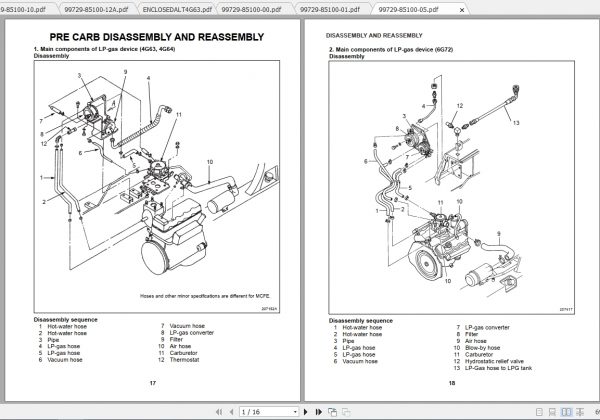 Caterpillar Lift Truck GC18 Service Manuals 3