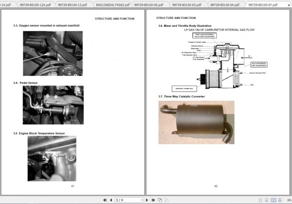 Caterpillar Lift Truck GC20HP Service Manuals 3