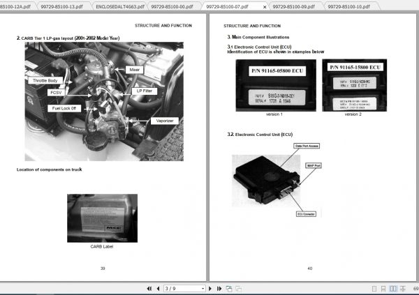 Caterpillar Lift Truck GC25HP Service Manuals 3