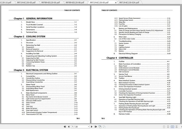 Caterpillar Lift Truck GC25N Service Manuals 2