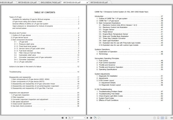 Caterpillar Lift Truck GC25 Service Manuals 2s9c31