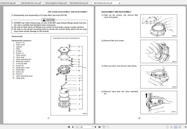 Caterpillar Lift Truck GC25 Service Manuals 3nX5Q