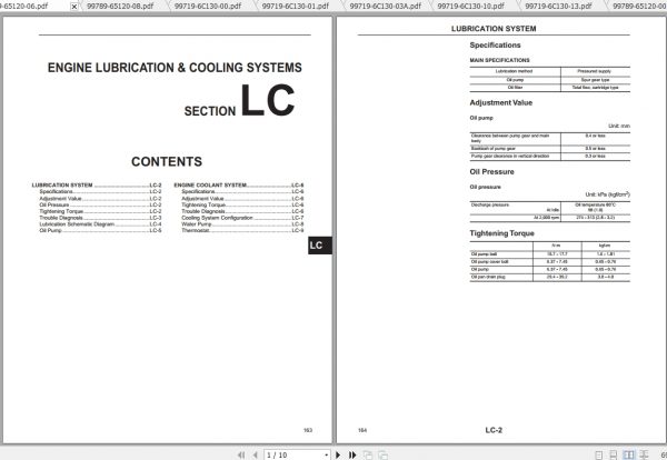 Caterpillar Lift Truck GC28N Service Manuals 2