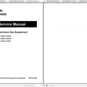Caterpillar Lift Truck GC30K Service Manuals 1