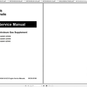 Caterpillar Lift Truck GC30 Service Manuals 1