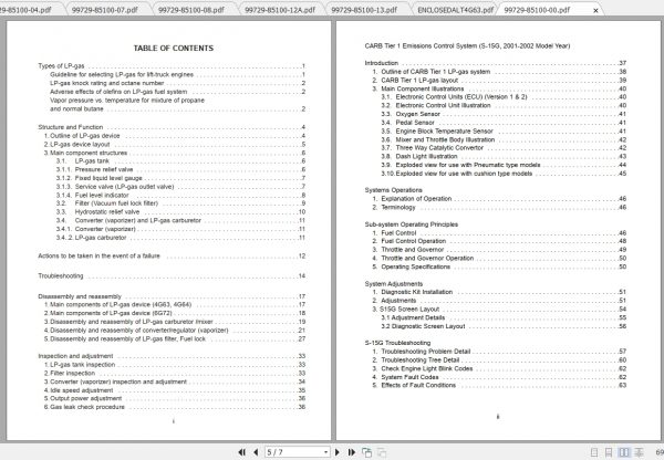 Caterpillar Lift Truck GC30 Service Manuals 2