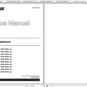 Caterpillar Lift Truck GC40K STR Service Manuals 2