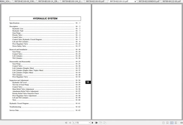 Caterpillar Lift Truck GC70K Service Manuals 3