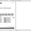 Caterpillar Lift Truck GP15K FC Service Manuals 1