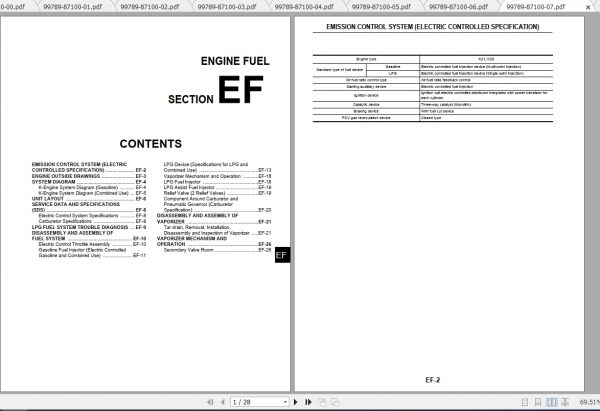 Caterpillar Lift Truck GP20CND Service Manuals 2