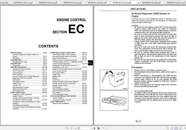 Caterpillar Lift Truck GP20CNT Service Manuals 2