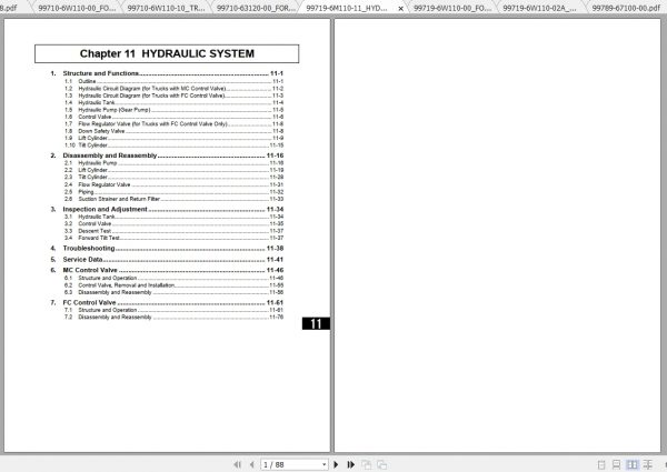 Caterpillar Lift Truck GP20HN Service Manuals 3