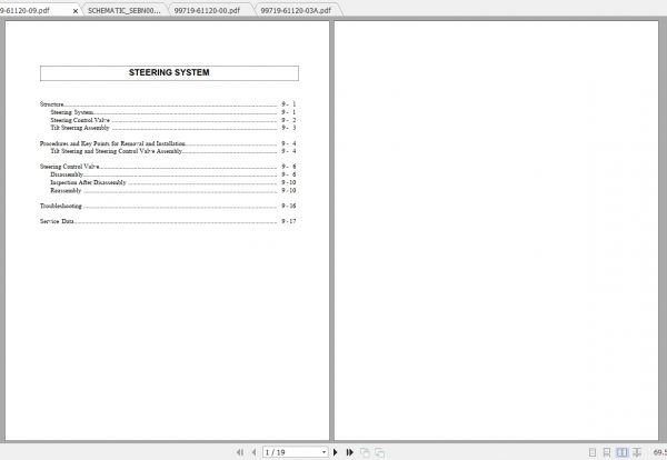 Caterpillar Lift Truck GP20K MC Service Manuals 2