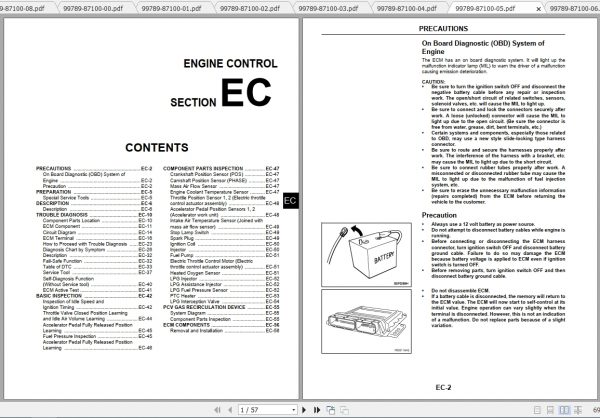 Caterpillar Lift Truck GP20NM Service Manuals 2
