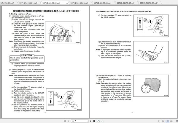 Caterpillar Lift Truck GP30 MC Service Manuals 2