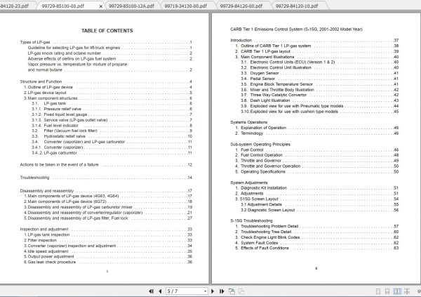 Caterpillar Lift Truck GP30 Service Manuals 2