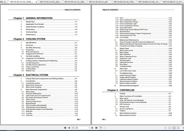 Caterpillar Lift Truck GP35N Service Manuals 3