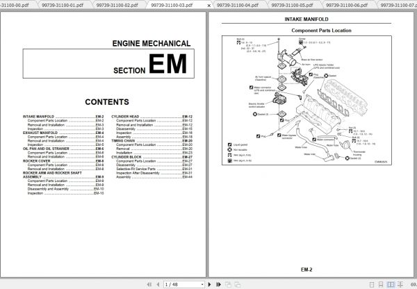 Caterpillar Lift Truck GP50CNF Service Manuals 2