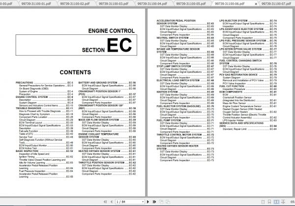 Caterpillar Lift Truck GP55NF Service Manuals 2