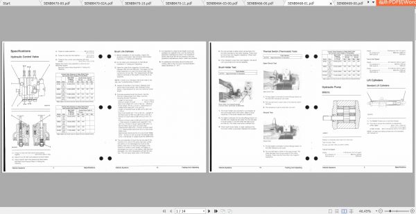 Caterpillar Lift Truck M120D Service Manuals 3