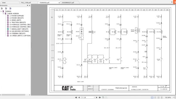 Caterpillar Lift Truck NO800H Service Manuals 3