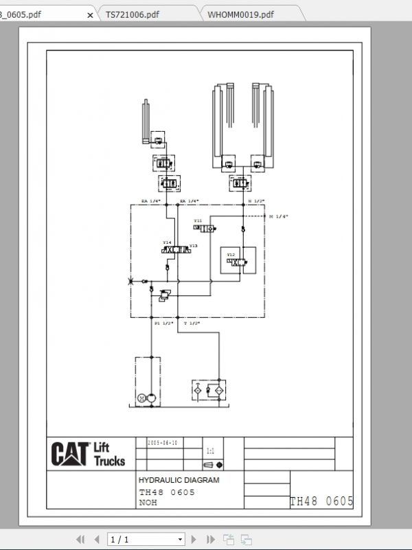 Caterpillar Lift Truck NOH10KC Service Manuals 3