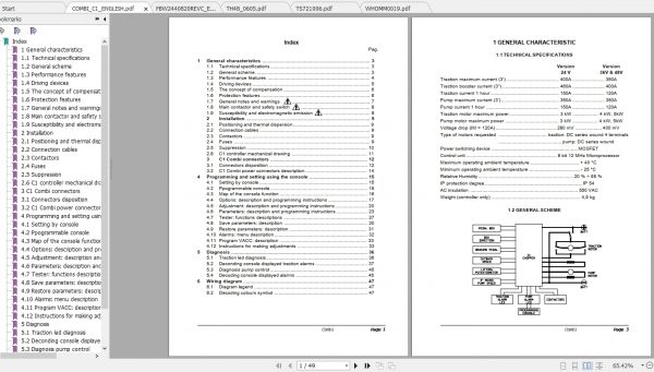 Caterpillar Lift Truck NOH10KH Service Manuals 2
