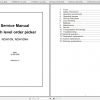 Caterpillar Lift Truck NOH10NH Service Manuals 2