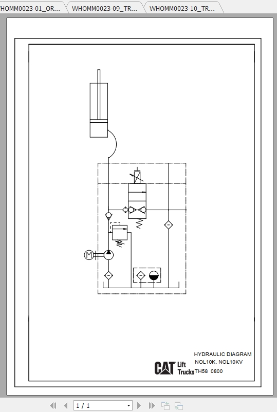 Caterpillar Lift Truck NOL10K Service Manuals 3