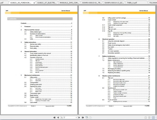 Caterpillar Lift Truck NPP16N2 Service Manuals 2