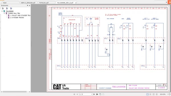 Caterpillar Lift Truck NPV20K Service Manuals 3