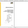 Caterpillar Lift Truck NR14N2HS Service Manuals