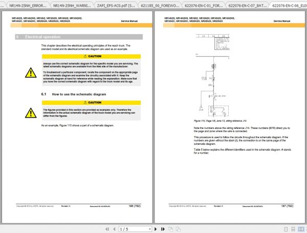 Caterpillar Lift Truck NR14N2HS Service Manuals 3