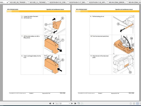 Caterpillar Lift Truck NR14N2S Service Manuals 3
