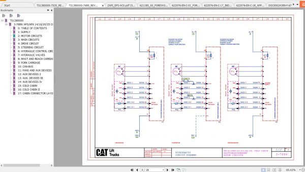 Caterpillar Lift Truck NR16N2 Service Manuals 4