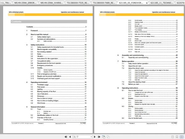 Caterpillar Lift Truck NR25N2X Service Manuals 3