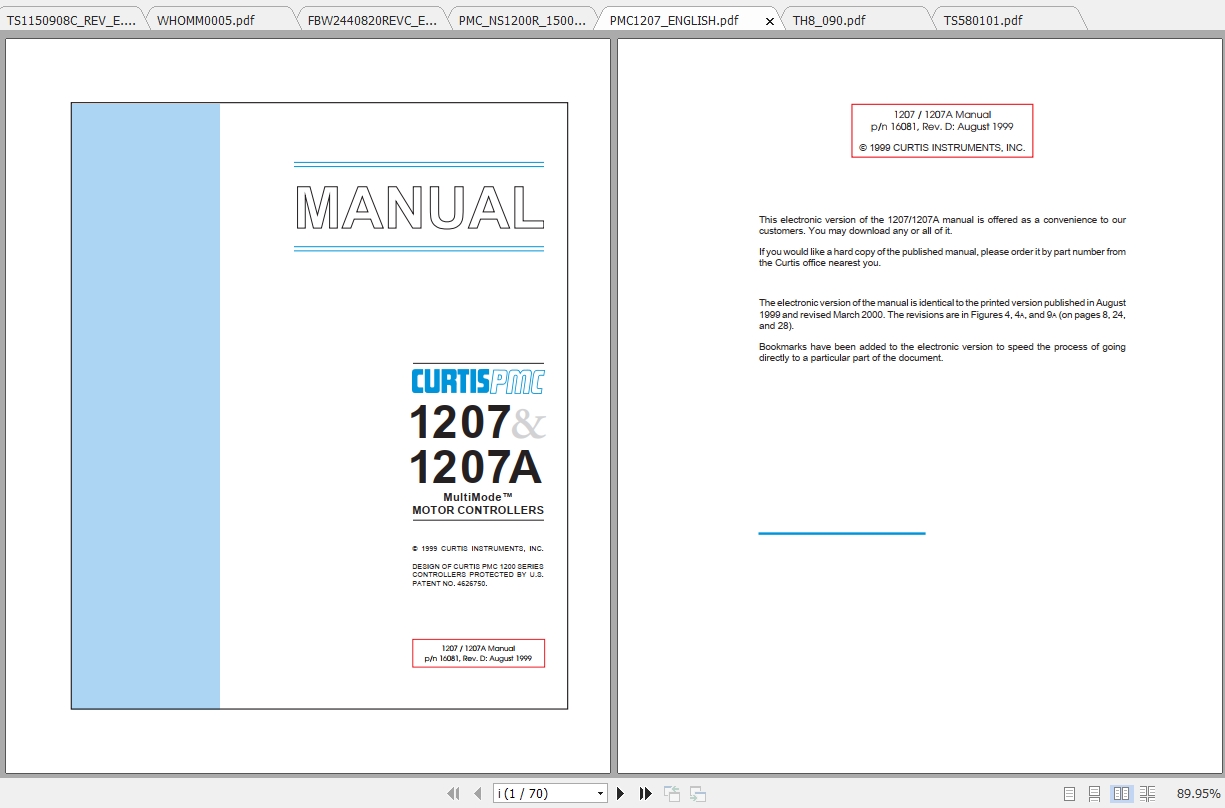 Caterpillar Lift Truck NS1500R Service Manuals 1