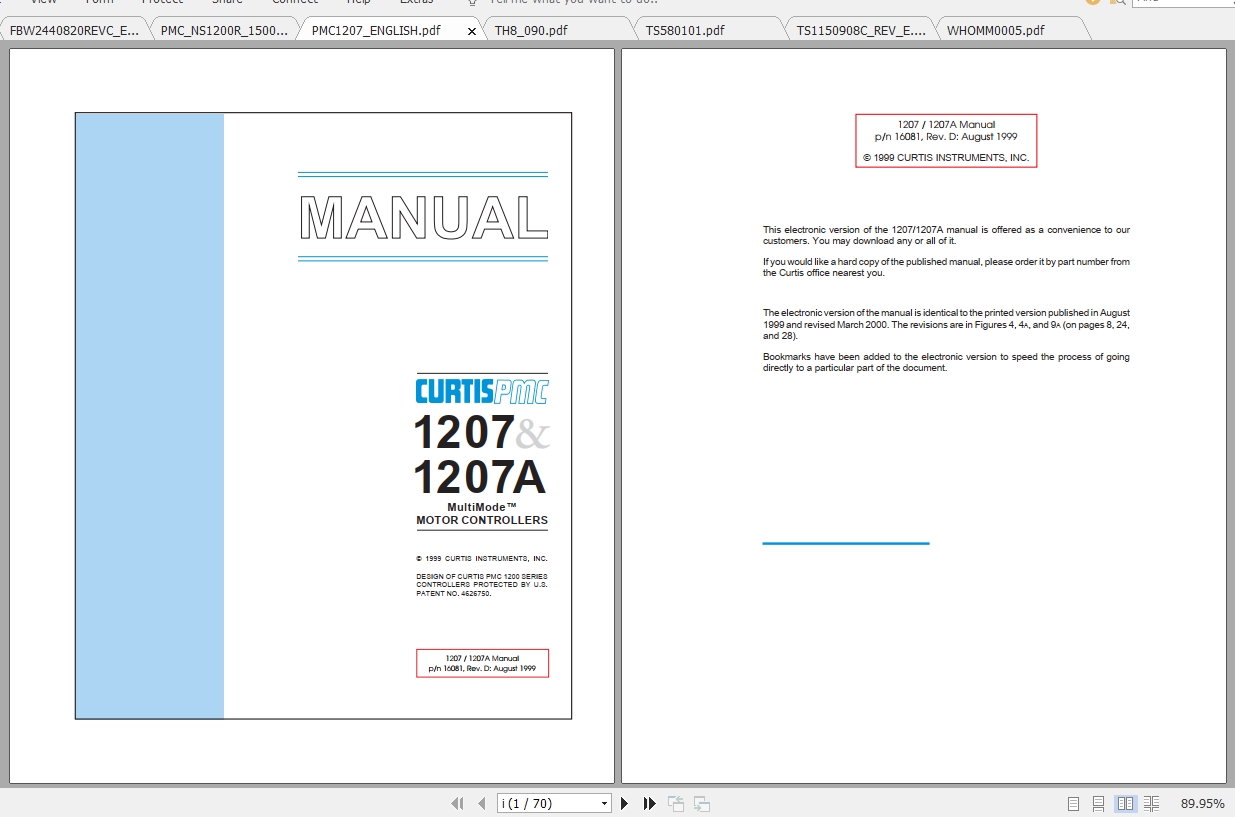 Caterpillar Lift Truck NS2000R Service Manuals 1