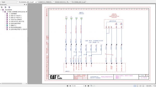 Caterpillar Lift Truck NSP12N2R Service Manuals 3