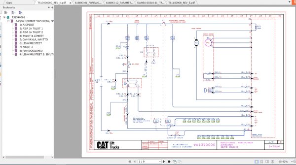 Caterpillar Lift Truck NSP14N2IR Service Manuals 3