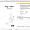 Caterpillar Lift Truck NSP14N2 Service Manuals 1