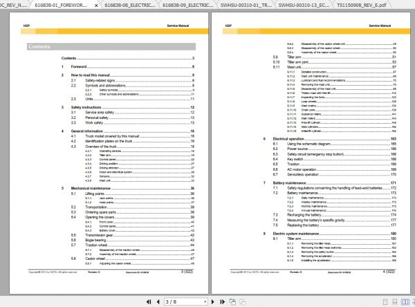 Caterpillar Lift Truck NSP14N2 Service Manuals 2