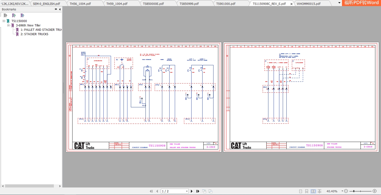 Caterpillar Lift Truck NSP16K Service Manuals 2
