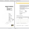 Caterpillar Lift Truck NSP16N2IR Service Manuals 1