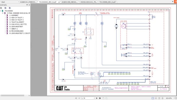 Caterpillar Lift Truck NSP16N2IR Service Manuals 3