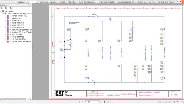 Caterpillar Lift Truck NSR12N Service Manuals 3