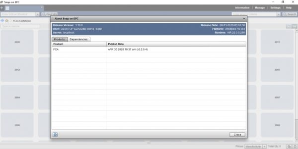 Chrysler FCA EPC5 International 052020 1