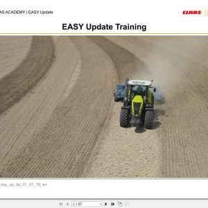 Claas Agricultural EASY Update Trainining Documenten 1
